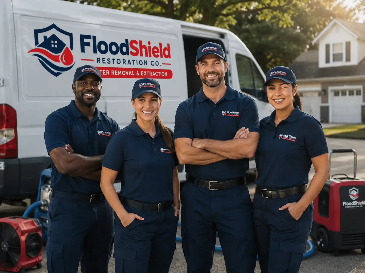 Flood Damage Restoration company in Ora, IN